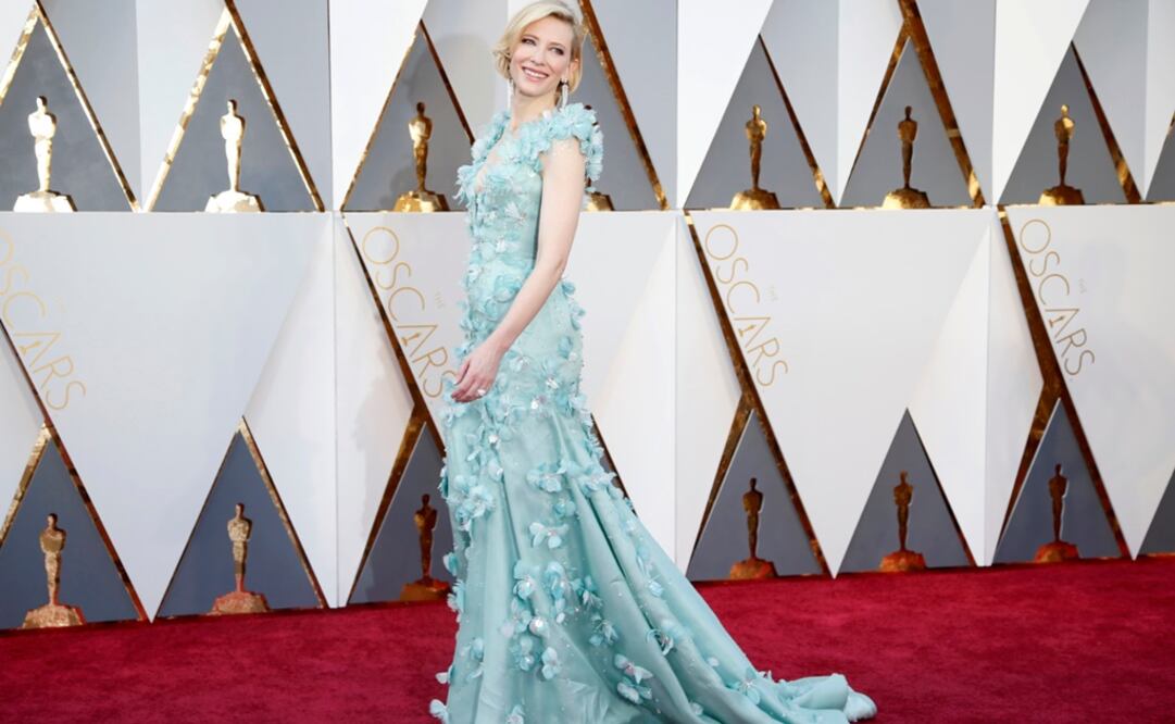 Cate Blanchett, la reina de las alfombras rojas, con un vestido Armani Privé  FOTO:REUTERS
