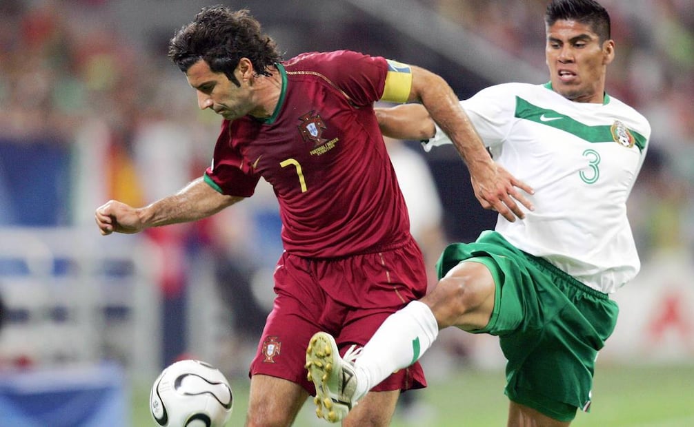 Enfrentamiento México vs. Portugal en el Mundial del 2006. En ninguno de sus cinco enfrentamientos, la Selección Mexicana ha podido ganar a la escuadra portuguesa. Foto: Luis Cortés/EL UNIVERSAL.