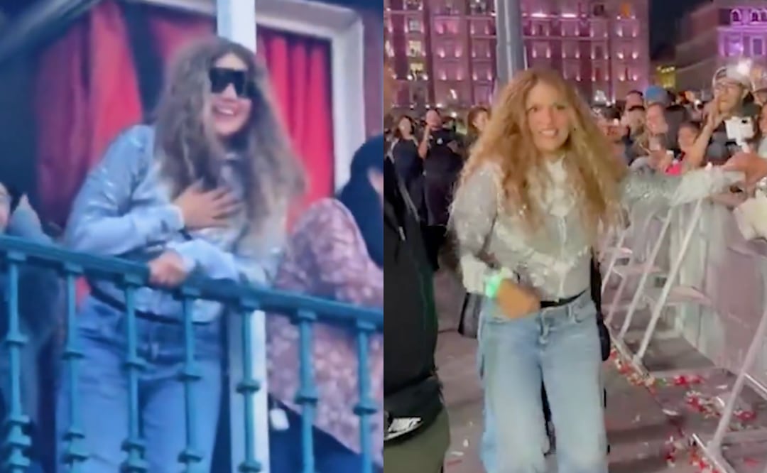 Ella es Shakibecca, la imitadora de Shakira. Foto: Captura de video