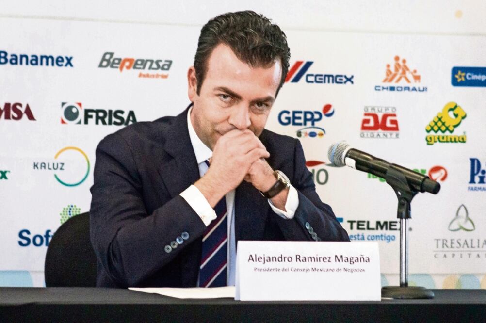 Diálogo apartidista. El CMN, a cargo de Alejandro Ramírez, expuso en un comunicado que “son un organismo apartidista”. (ARCHIVO EL UNIVERSAL)