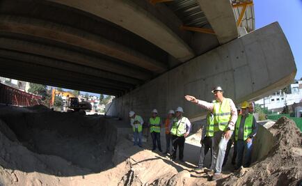 Continúan obras de nuevo ducto en Paso Exprés de Cuernavaca