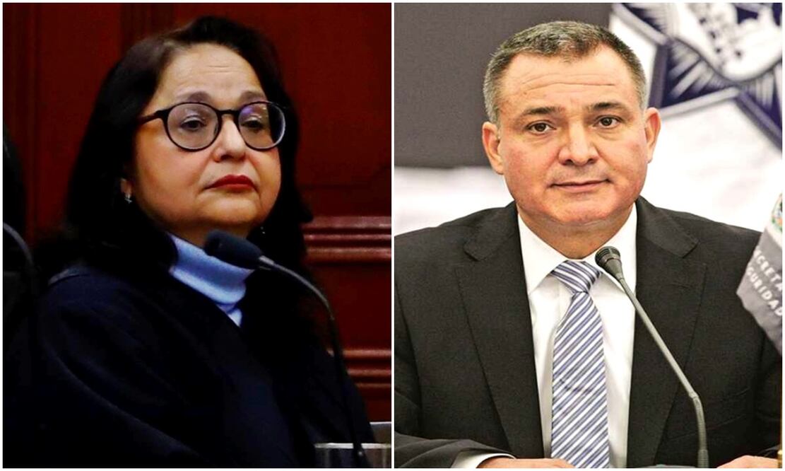 El presidente Andrés Manuel López Obrador acusó que la presidenta de la SCJN, ministra Norma Lucia Piña Hernández, contrató al “brazo derecho” del exsecretario de Seguridad, Genaro García Luna. Foto: especial