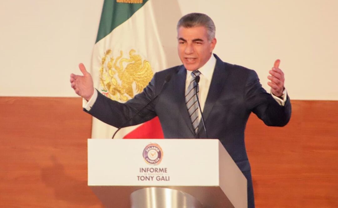 Último informe del gobernador de Puebla, Antonio Gali (OMAR CONTRERAS. EL UNIVERSAL)