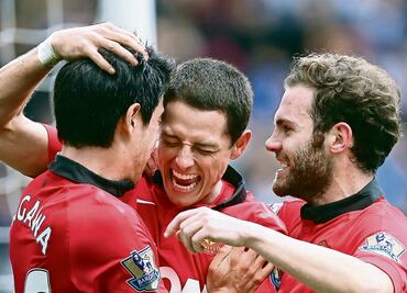 Manchester United recuerda los goles de 'Chicharito' Hernández