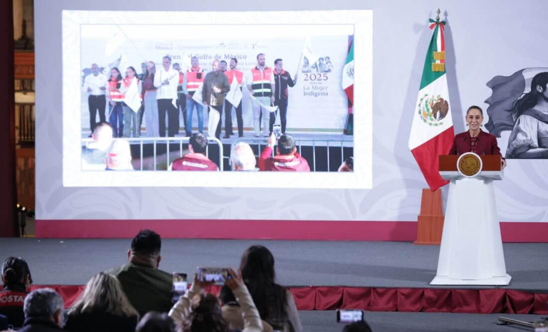Arranca nuevo frente del Tren México–Saltillo este Día del Ferrocarrilero en Tamaulipas (07/11/2025). Foto: Fernanda Rojas / EL UNIVERSAL