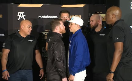 Canelo Álvarez y Golovkin tienen primer cara a cara, "Quiero limpiar al boxeo"