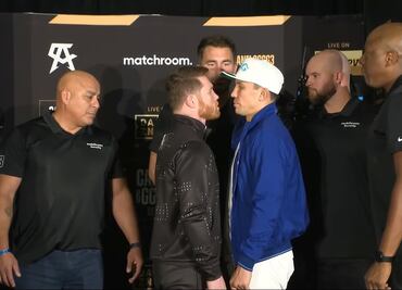 Canelo Álvarez y Golovkin tienen primer cara a cara, "Quiero limpiar al boxeo"