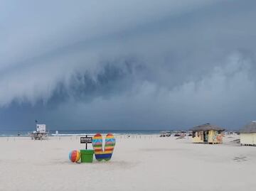 Sorprenden en redes sociales “nubes apocalípticas” de la playa Miramar