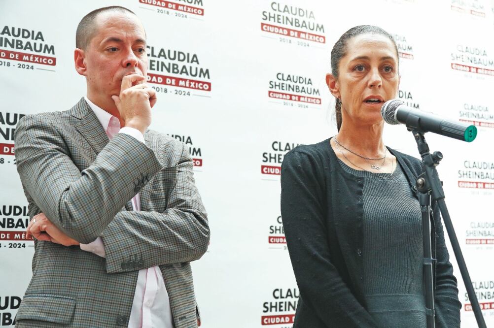 Claudia Sheinbaum informó que la agencia de operación e innovación digital de la Ciudad absorberá una parte de las tareas de la Agencia de Gestión Urbana; la nueva dependencia estará a cargo del politólogo José Merino (izq.) (ESPECIAL)