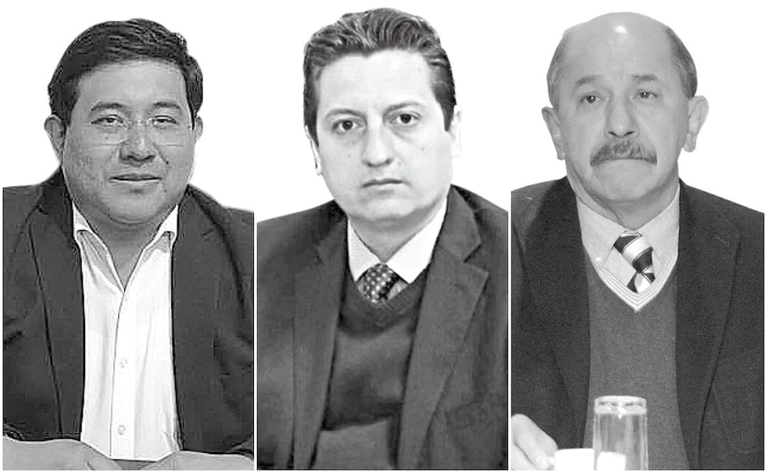 De izquierda a derecha: José C. Acosta, alcalde de Xochimilco; Néstor Núñez, alcalde de Cuauhtémoc; y Armando Quintero, alcalde de Iztacalco. Fotos: Archivo/EL UNIVERSAL
