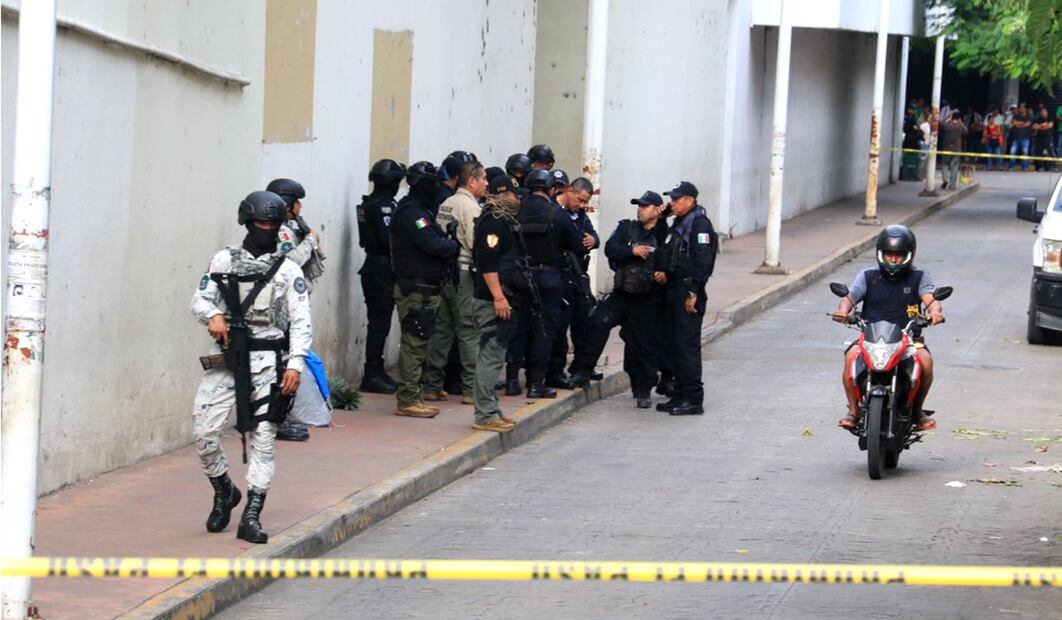 Balacera en Villahermosa, Tabasco. Foto: Luma López/EL UNIVERSAL