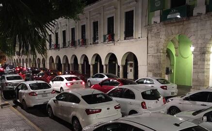 Choferes de Uber protestan en Yucatán tras agresión