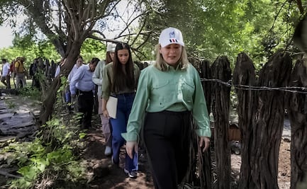 Gobernadora interina de Sinaloa visita zonas afectadas por las intensas lluvias; inicia programa de ayuda a damnificados