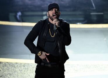 Eminem sorprende con su look en los Oscar 2020