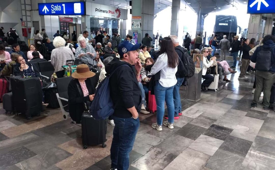 Comienzan a reprogramar corridas de autobuses en la Central de Autobuses del Norte (23/02/2026). Foto: Fernanda Rojas / EL UNIVERSAL