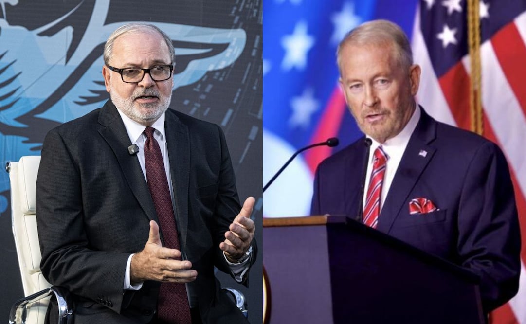 Eugenio Martínez Enríquez y Ronald Johnson, embajadores de Cuba y Estados Unidos en México, respectivamente. Fotos: Germán Espinosa/ EL UNIVERSAL y Especial