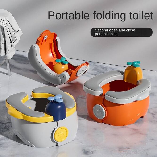 Este inodoro portátil puede ser usado en el auto, según la página que lo vende.