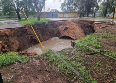 Se desborda río Piedras Negras en Asientos, Aguascalientes; 25 personas son evacuadas de sus casas