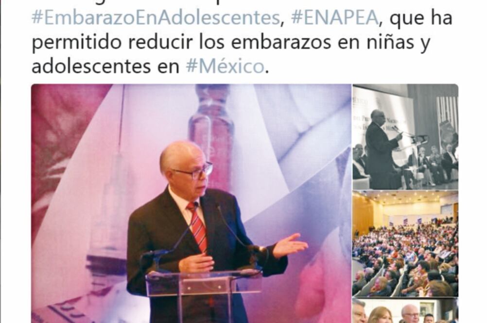 José Narro dijo que la cifra de embara zos en menores de edad es similar a la de los años 80 (ESPECIAL)