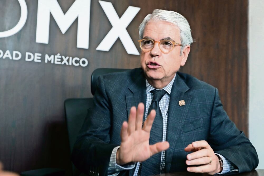 Secretario de Desarrollo Urbano y Vivienda en la CDMX, Felipe Gutiérrez. (LUCÍA GODÍNEZ. EL UNIVERSAL)