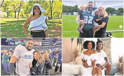 Las Wags de los jugadores de Eagles y Chiefs