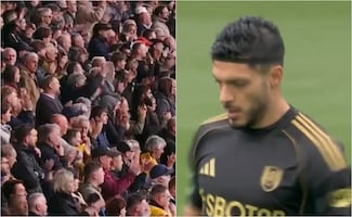 ¡De pie! La afición de Wolves se rinde ante Raúl Jiménez