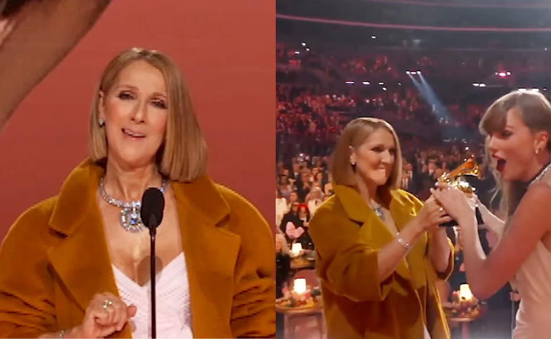 Céline Dion estuvo presente en la 66° edición de los Premios Grammy. 
Fotos: X