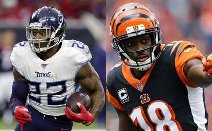 Derrick Henry y A.J. Green se quedan con Titans y Bengals