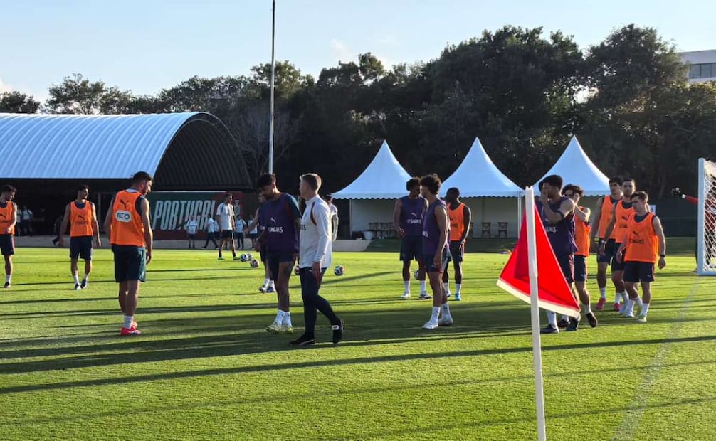 Mundial 2026: Selección de Portugal se prepara para encuentro amistoso con la selección mexicana en la Riviera Maya.
Foto: Adriana Varillas.
