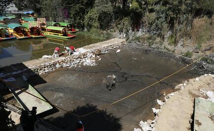 Esperan reparar grieta en Xochimilco antes de Semana Santa 