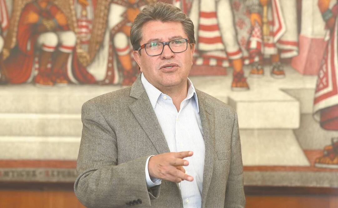 Ricardo Monreal, coordinador de Morena en el Senado. Foto: ADRIANA HERNÁNDEZ. EL UNIVERSAL