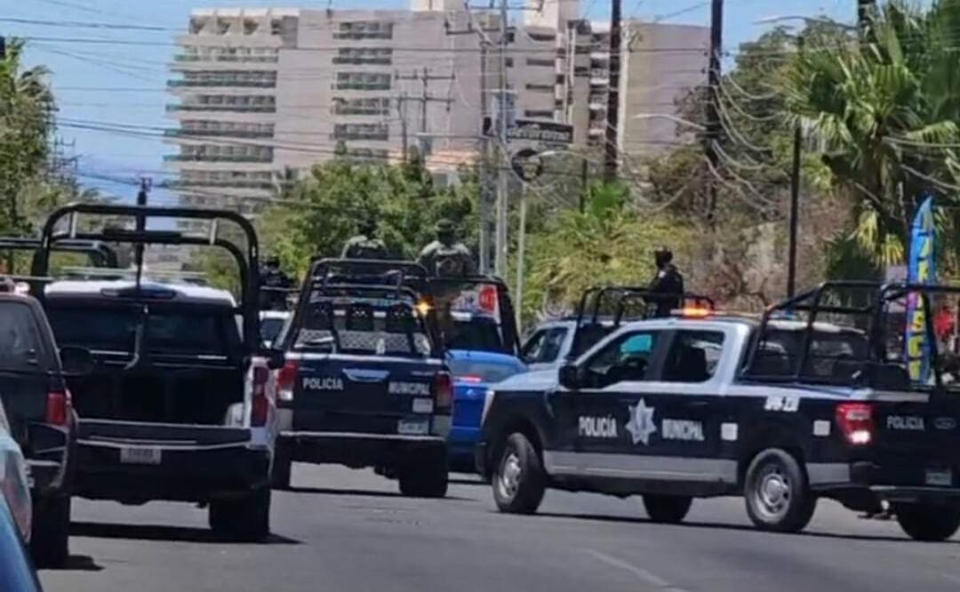 Despliegan operativos en zonas turísticas Baja California Sur ante jornada violenta (25/04/2025). Foto: Especial