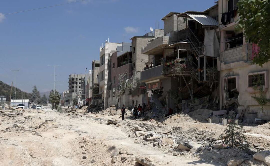 Ataque de Israel en Cisjordania, el 1 de julio de 2024. Foto: EFE