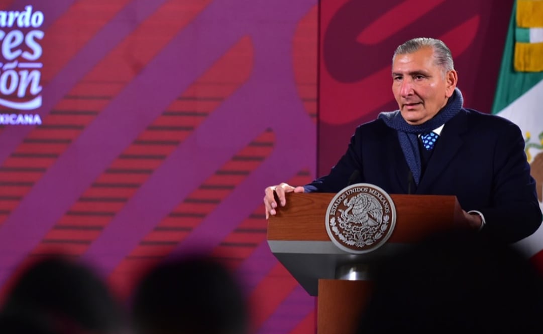 Adán Augusto López sustituyó a Olga Sánchez Cordero en agosto del año pasado en la Segob. Foto: Presidencia