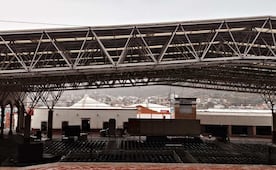 Sigue montado en Zacatecas escenario para actividades de Sheinbaum, pese a cancelación; "le iban a hacer un relajo", advierten