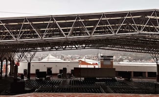 Sigue montado en Zacatecas escenario para actividades de Sheinbaum, pese a cancelación; "le iban a hacer un relajo", advierten