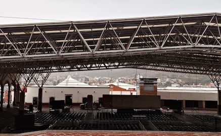 Sigue montado en Zacatecas escenario para actividades de Sheinbaum, pese a cancelación; "le iban a hacer un relajo", advierten