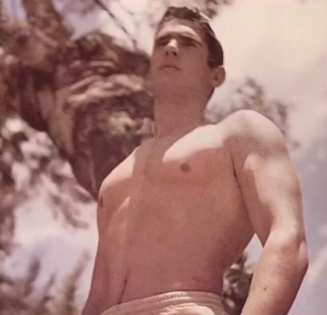 Andrés García con 16 años.
Foto: YouTube