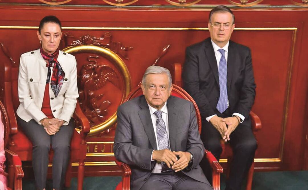 Silla pareja para las tres corcholatas presidenciales