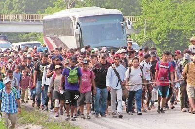 Cubanos del Viacrucis se unen a centroamericanos