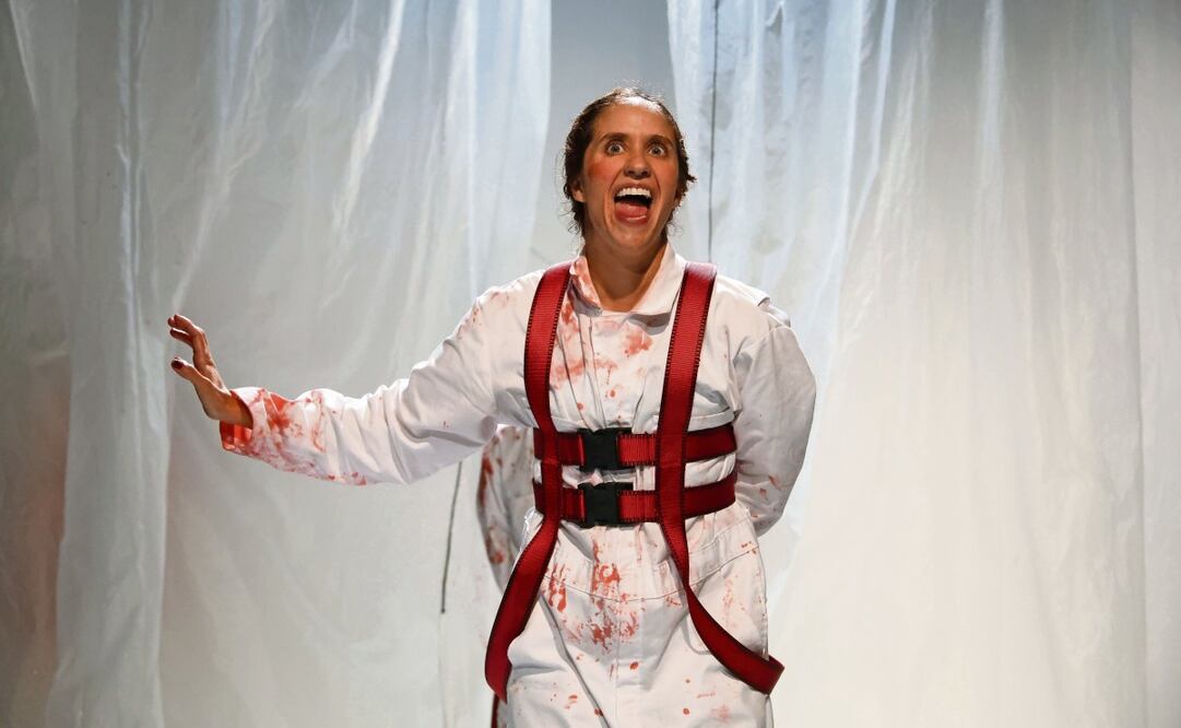 En la puesta Adriana acerca al público con un clásico del teatro. Foto: Producción Mabel