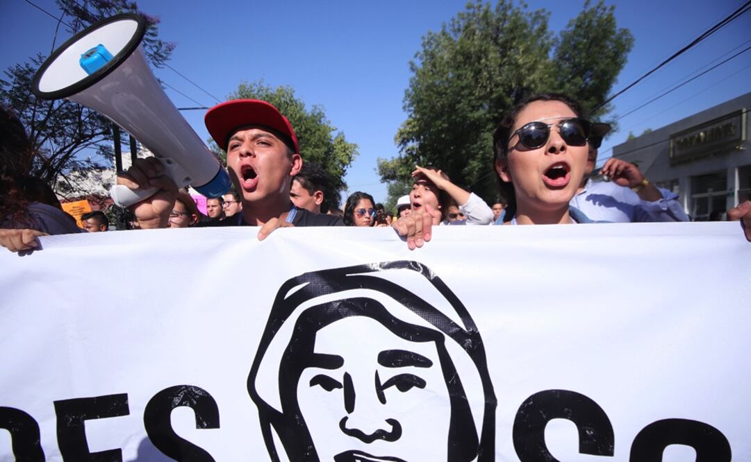 Last Thursday, it was reported that Vicente de Jesús, a law student from the University of Guadalajara (UdeG), was found dead in a canal in Tlajomulco de Zúñiga - Photo: Carlos Zepeda/EFE