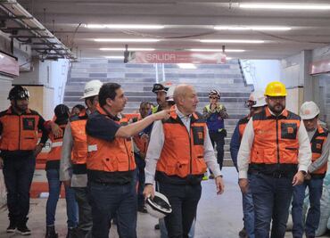 Metro comienza etapas de pruebas en tramo Chapultepec- Cuauhtémoc de Línea 1; a finales de marzo serán reabiertas 4 estaciones