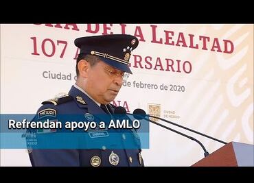 Fuerzas Armadas refrendan lealtad al proyecto de AMLO