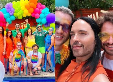 Pride 2024: Apio Quijano celebra el cumpleaños de su pareja con una colorida pool party