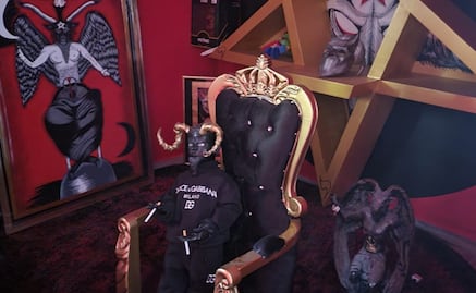 Hallan nuevo altar satánico en Tepito; visten a diablo de Dolce Gabbana