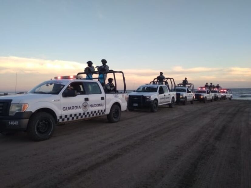 Desalojan a bañistas por mar de fondo en playas de Guasave, Sinaloa