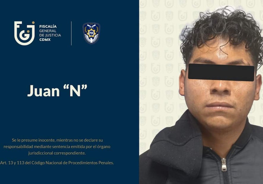 Juan Jesús "N", presunto feminicida de Edith Guadalupe, es vinculado a proceso; seguirá privado de su libertad en el Reclusorio Norte. Foto: Especial