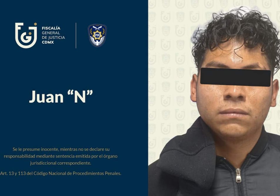 Juan Jesús "N", presunto feminicida de Edith Guadalupe, es vinculado a proceso; seguirá privado de su libertad en el Reclusorio Norte. Foto: Especial