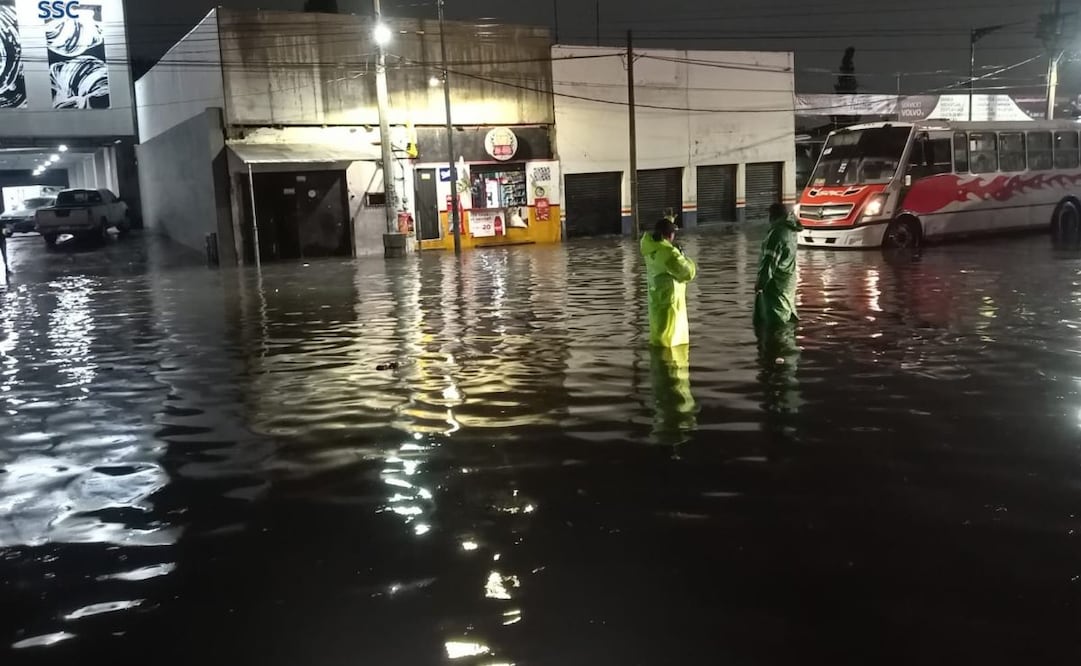 Por lluvias, el tramo de la Línea A del Metro está suspendido de las estaciones  Peñón Viejo a La Paz. Foto: Especial